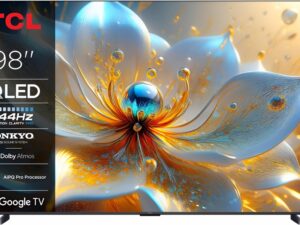 TCL 98T8C | 98” 4K QLED | 144Hz Motion | Dolby Vision & Dolby Atmos | Google TV & WiFi (2025) | OPEN BOX