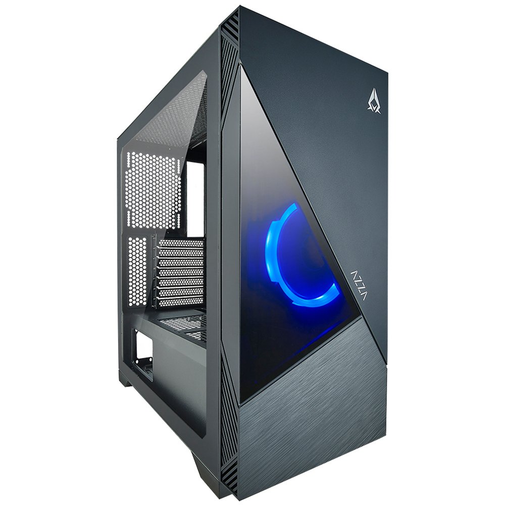 Azza Eclipse 440 ARGB | Midi Tower Case | Zwart 1 Azza Eclipse 440 ARGB | Midi Tower Case | Zwart