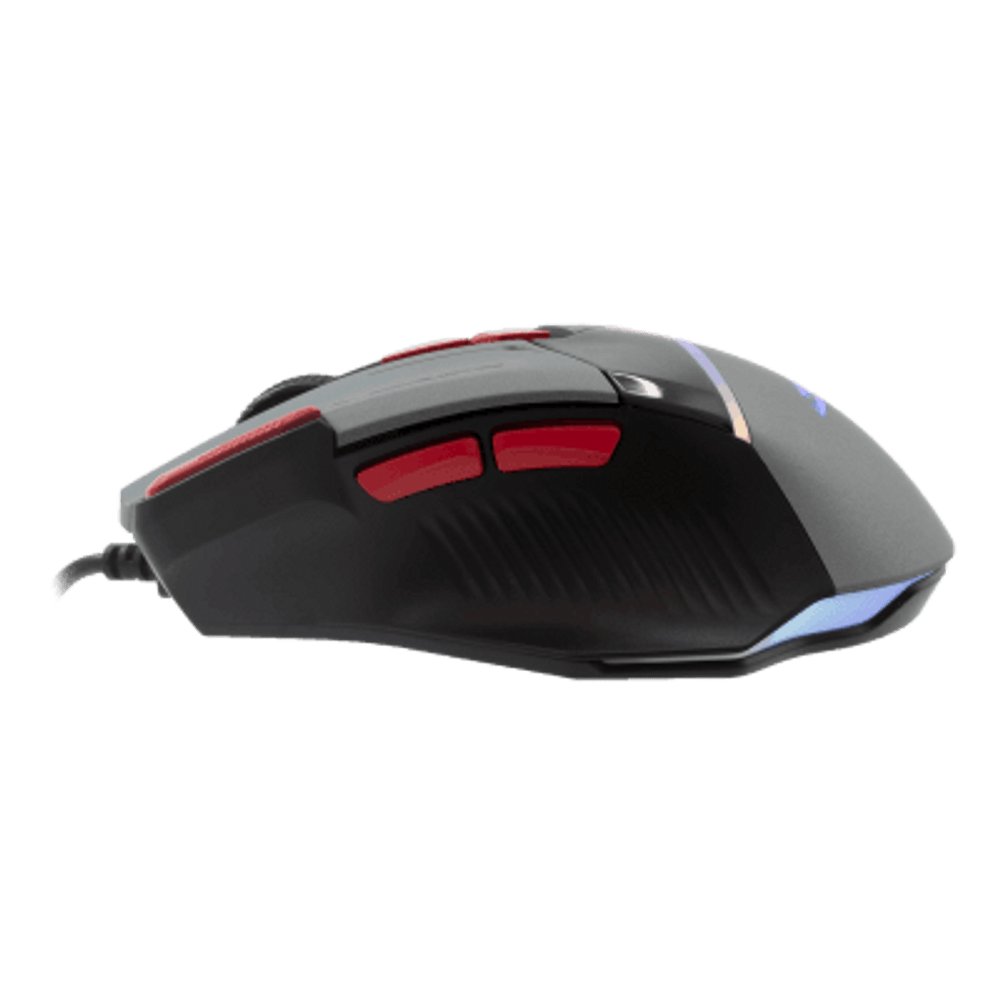 Baracuda MANTA RGB | Bekabelde Gaming Muis | Rechtshandig | USB-A | 12800 DPI | Grijs 4 Baracuda MANTA RGB | Bekabelde Gaming Muis | Rechtshandig | USB-A | 12800 DPI | Grijs - Afbeelding 4