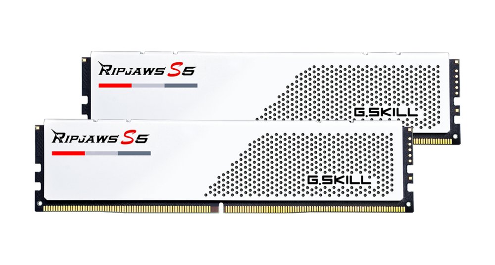 G.Skill Ripjaws S5 Wit | 32GB 2x16GB DDR5 | 5200MHz | DIMM | CL36 | Geheugenmodule | RAM 1 G.Skill Ripjaws S5 Wit | 32GB 2x16GB DDR5 | 5200MHz | DIMM | CL36 | Geheugenmodule | RAM