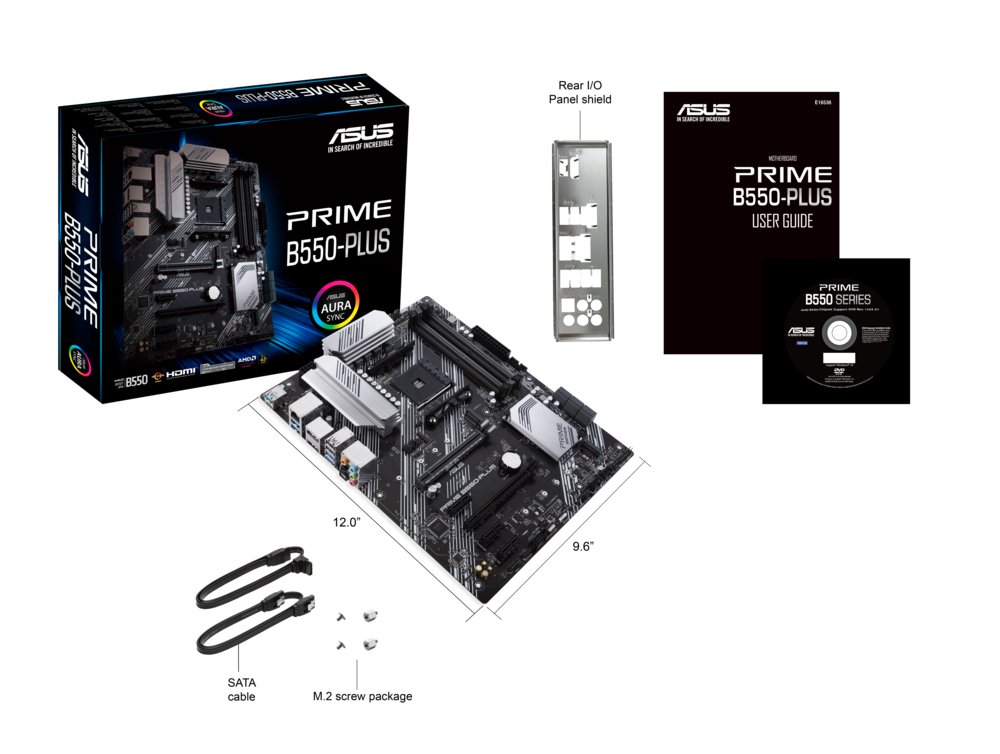 ASUS PRIME B550-PLUS | Socket AM4 | AMD B550 | 4xDDR4 | ATX | Moederbord 6 ASUS PRIME B550-PLUS | Socket AM4 | AMD B550 | 4xDDR4 | ATX | Moederbord - Afbeelding 6