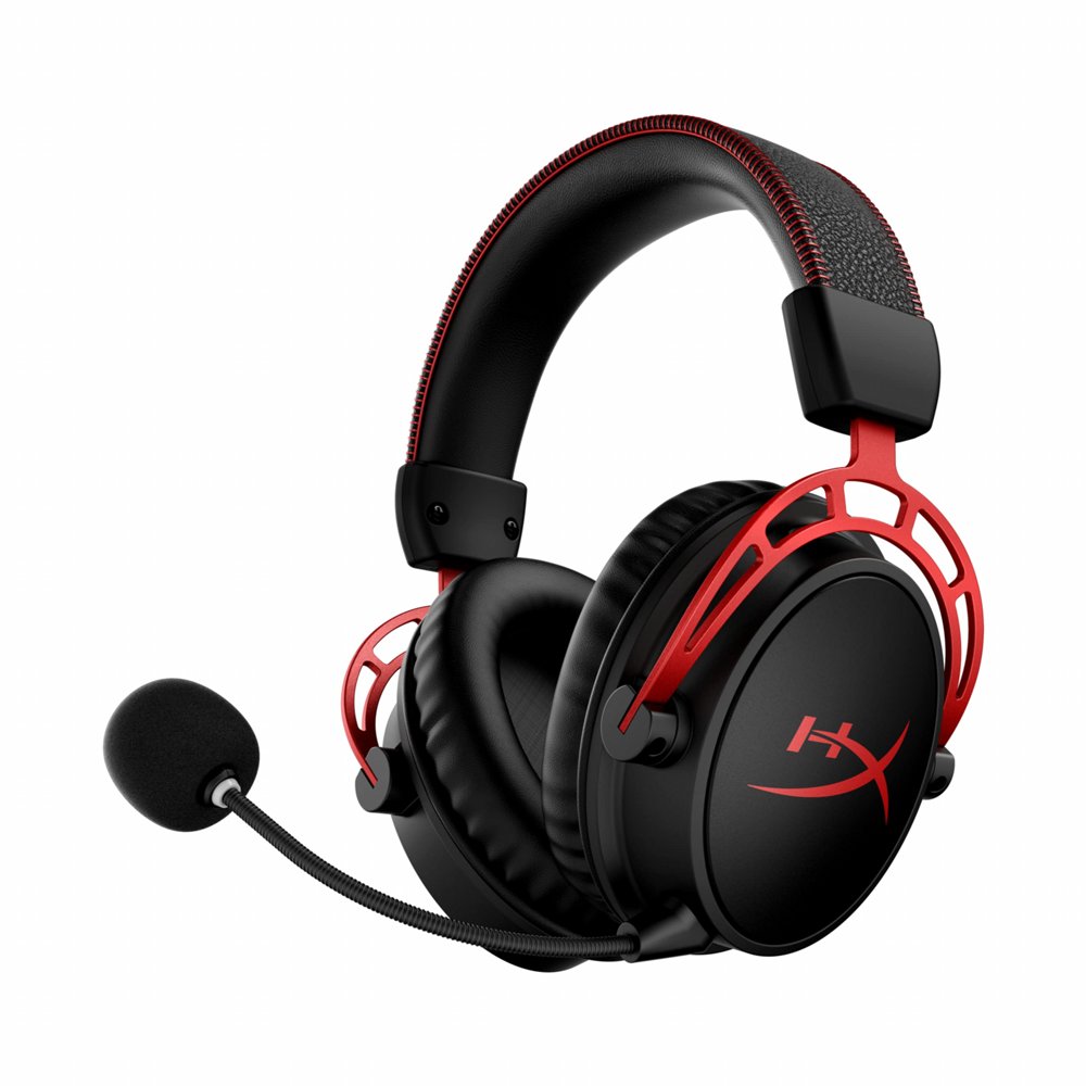 HyperX Cloud Alpha | Draadloze Over-ear Gaming Headset | USB-A | Zwart/Rood 1 HyperX Cloud Alpha | Draadloze Over-ear Gaming Headset | USB-A | Zwart/Rood