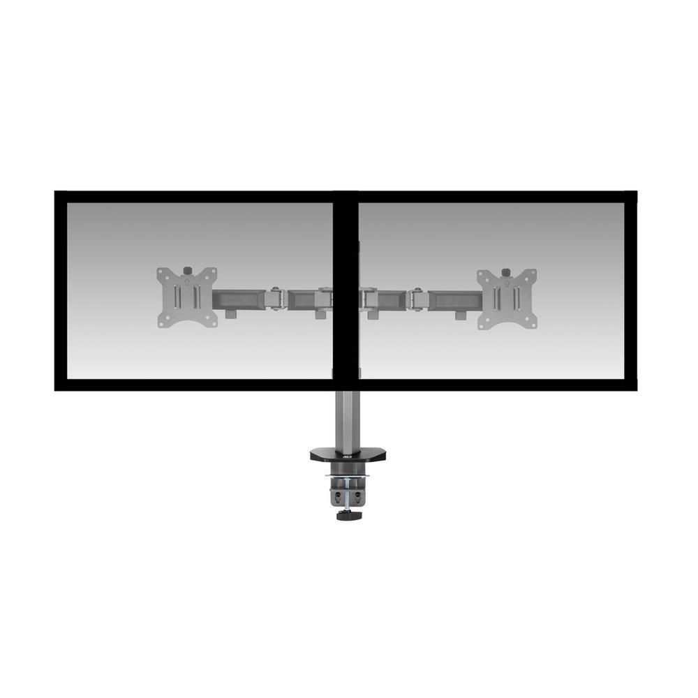 ACT AC8336 | Verstelbare Monitor-bureaubeugel | Tot 32" | Max 9kg | VESA 100x100 | 2 Monitoren 2 ACT AC8336 | Verstelbare Monitor-bureaubeugel | Tot 32" | Max 9kg | VESA 100x100 | 2 Monitoren - Afbeelding 2