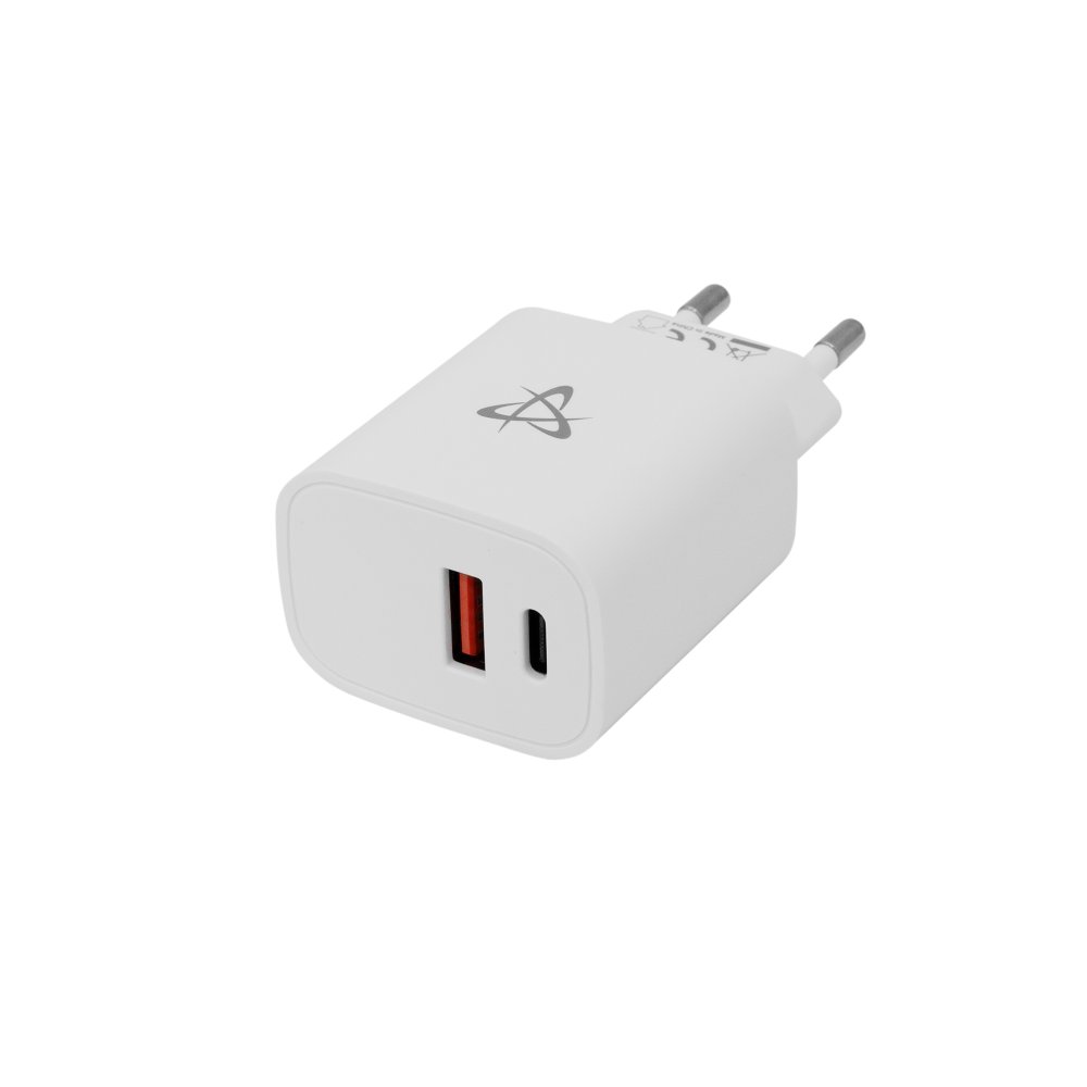 SBOX Oplader HC-693 SB | 15W | USB-A & USB-C (2 Poorten) | Wit 2 SBOX Oplader HC-693 SB | 15W | USB-A & USB-C (2 Poorten) | Wit - Afbeelding 2