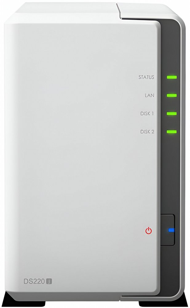 Synology DiskStation DS220J NAS 8TB | 2 Drive Bays | Inclusief 2 x 4TB HDD | 1x Gigabit Ethernet | Wit 1 Synology DiskStation DS220J NAS 8TB | 2 Drive Bays | Inclusief 2 x 4TB HDD | 1x Gigabit Ethernet | Wit