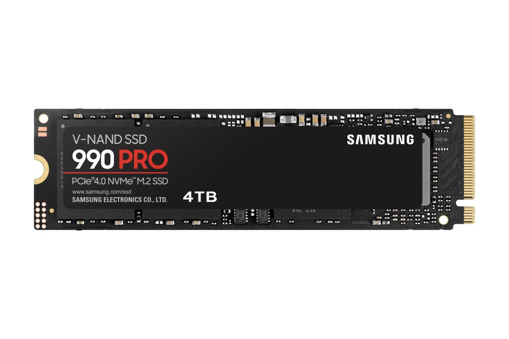 Samsung 990 PRO | 4TB NVMe SSD | M.2 Gen4 | 7.450 MB/s Lezen | 6.900 MB/s Schrijven 1 Samsung 990 PRO | 4TB NVMe SSD | M.2 Gen4 | 7.450 MB/s Lezen | 6.900 MB/s Schrijven