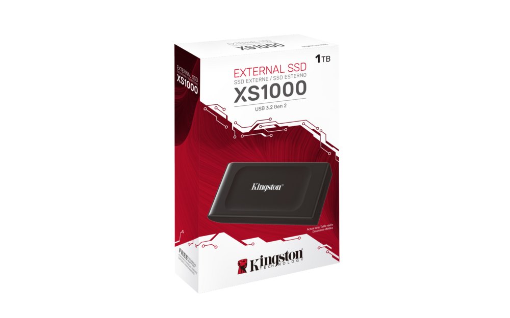 Kingston XS1000 | Externe SSD | 1TB | USB 3.2 Gen 2 | Compact & Draagbaar 3 Kingston XS1000 | Externe SSD | 1TB | USB 3.2 Gen 2 | Compact & Draagbaar - Afbeelding 3