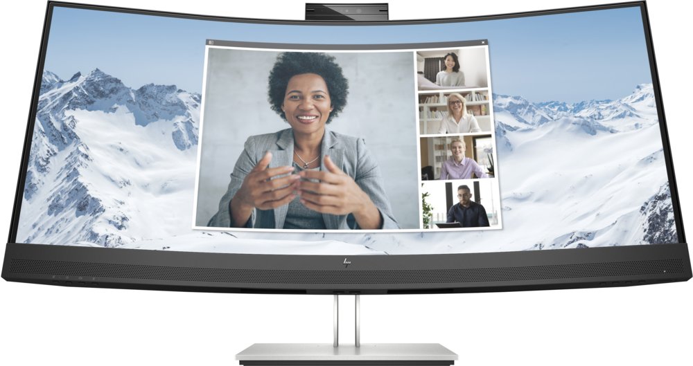 HP E34m G4 34" | 3440x1440 VA | 75Hz | Curved | USB-C | Webcam, Microphone & Speakers | Conferencing Monitor | Ergonomic Design 1 HP E34m G4 34" | 3440x1440 VA | 75Hz | Curved | USB-C | Webcam