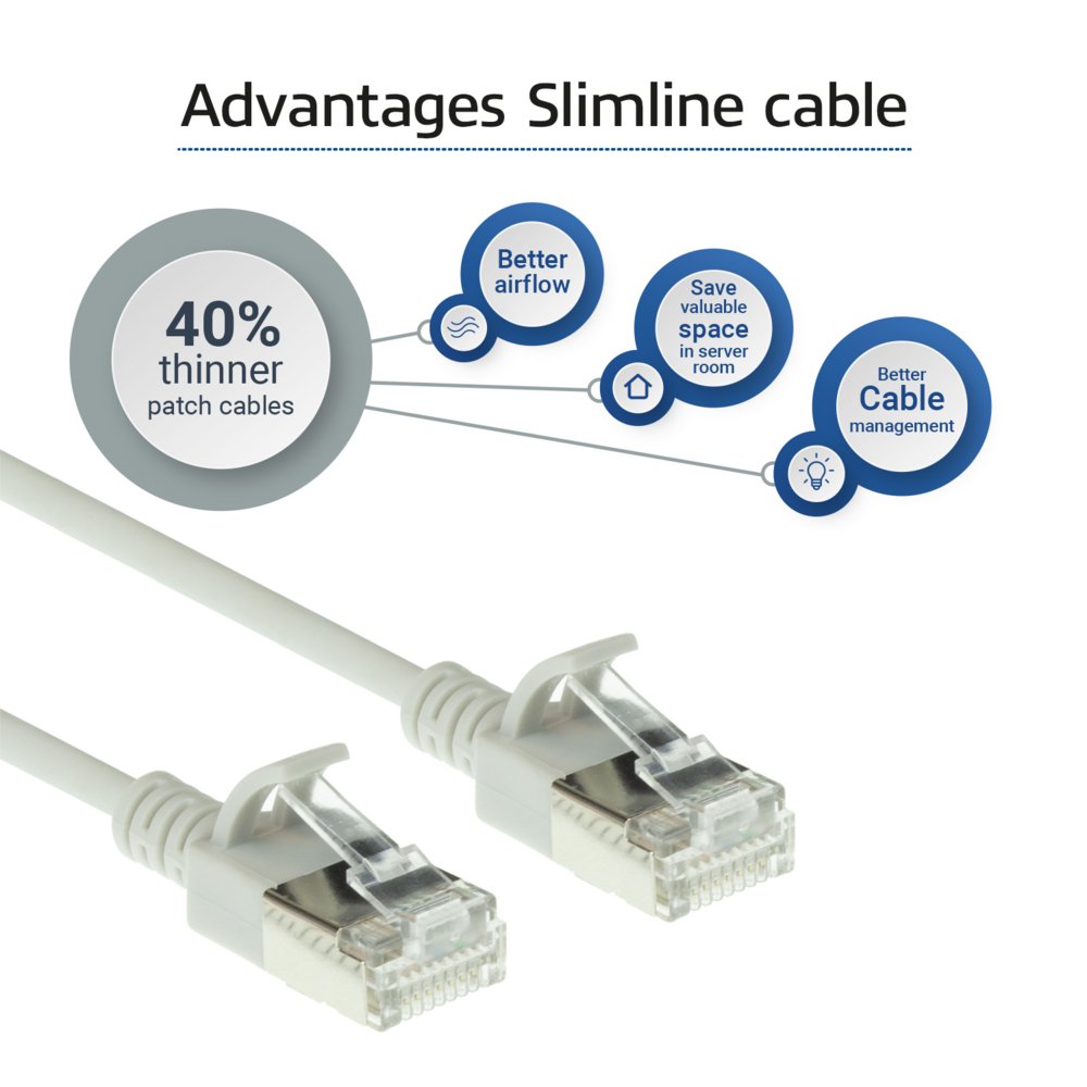 ACT netwerkkabel | Cat6a | U/FTP (STP) | 5 m | Grijs | DC7005 4 ACT netwerkkabel | Cat6a | U/FTP (STP) | 5 m | Grijs | DC7005 - Afbeelding 4