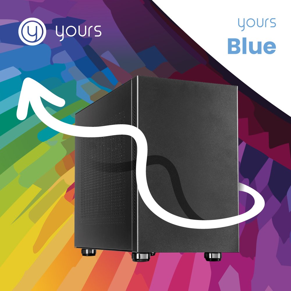 YOURS BLUE | Intel Core i3-14100 | 16GB RAM | 1TB SSD | HDMI | Windows 11 Professional | Small Form Factor Behuizing 1 YOURS BLUE | Intel Core i3-14100 | 16GB RAM | 1TB SSD | HDMI | Windows 11 Professional | Small Form Factor Behuizing