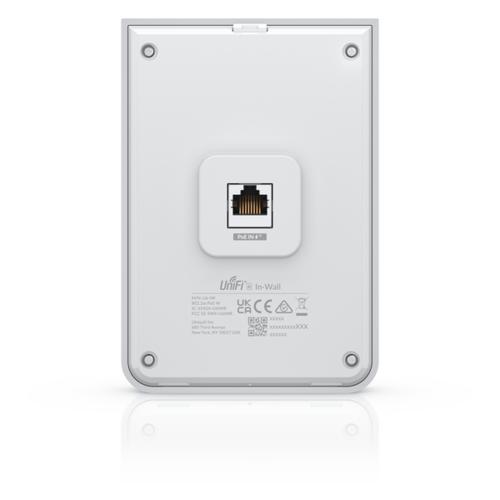 Ubiquiti UniFi U6 In-Wall | WiFi 6 Access Point | 573 Mbit/s | PoE+ | Inclusief Montagebeugel 5 Ubiquiti UniFi U6 In-Wall | WiFi 6 Access Point | 573 Mbit/s | PoE+ | Inclusief Montagebeugel - Afbeelding 5