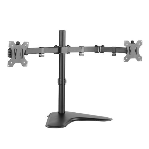 LogiLink BP0045 | Verstelbare Monitor-bureausteun | Tot 32" | Max 8kg | VESA 100x100 | 2 Monitoren 2 LogiLink BP0045 | Verstelbare Monitor-bureausteun | Tot 32" | Max 8kg | VESA 100x100 | 2 Monitoren - Afbeelding 2