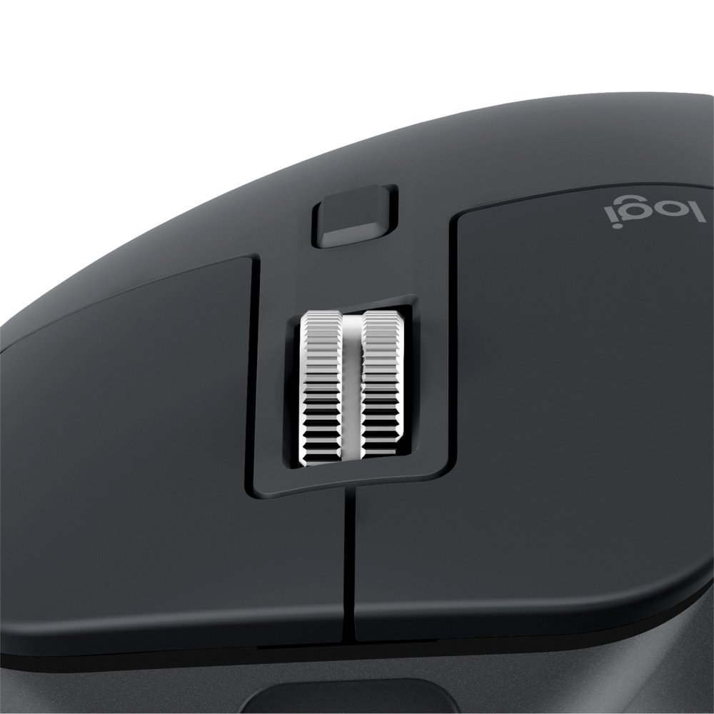 Logitech MX Master 3S | Draadloze Muis | RF-Draadloos + Bluetooth | 8000 DPI | Grafiet 3 Logitech MX Master 3S | Draadloze Muis | RF-Draadloos + Bluetooth | 8000 DPI | Grafiet - Afbeelding 3
