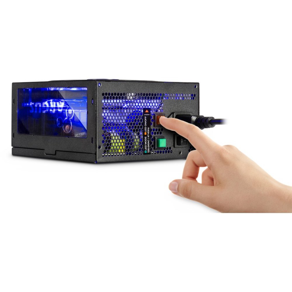 Inter-Tech Argus RGB-500W II | 500 Watt Bronze ATX PSU | Power Supply | Voeding 3 Inter-Tech Argus RGB-500W II | 500 Watt Bronze ATX PSU | Power Supply | Voeding - Afbeelding 3