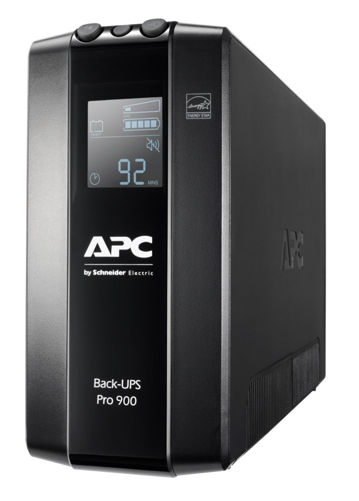 APC Back-UPS Pro BR900MI | 900 VA | 6x IEC C13 Stopcontacten | AVR Spanningstabilisatie | LCD-Statusdisplay 1 APC Back-UPS Pro BR900MI | 900 VA | 6x IEC C13 Stopcontacten | AVR Spanningstabilisatie | LCD-Statusdisplay
