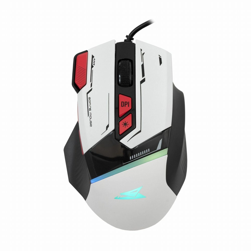 Baracuda MANTA RGB | Bekabelde Gaming Muis | Rechtshandig | USB-A | 12800 DPI | Wit 1 Baracuda MANTA RGB | Bekabelde Gaming Muis | Rechtshandig | USB-A | 12800 DPI | Wit