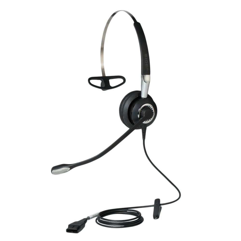 Jabra BIZ 2400 II 3in1 WB Unify | Bedrade On-ear Mono Headset | QD Aansluiting | Zwart/Zilver 2 Jabra BIZ 2400 II 3in1 WB Unify | Bedrade On-ear Mono Headset | QD Aansluiting | Zwart/Zilver - Afbeelding 2