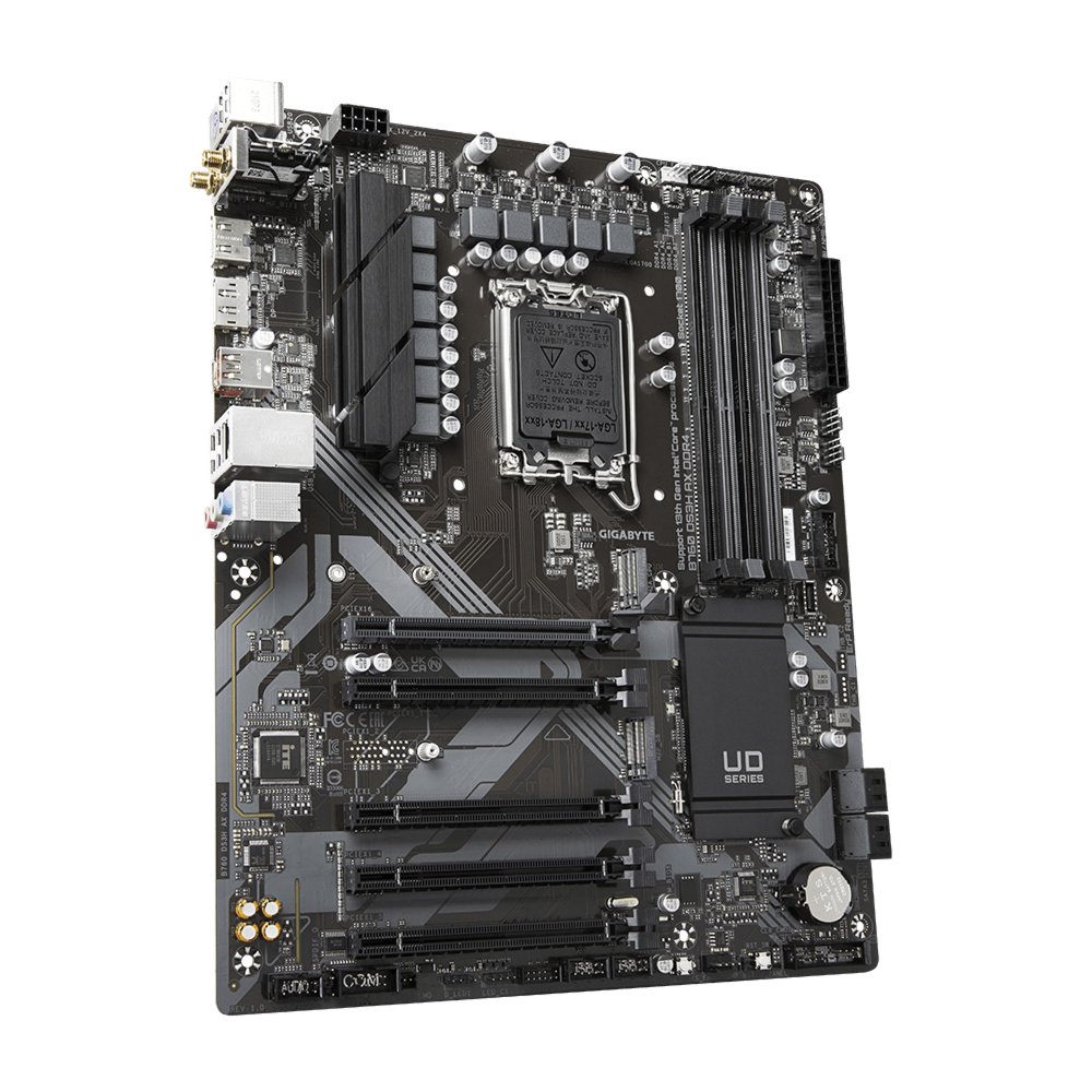 Gigabyte B760 DS3H AX WIFI | Socket LGA 1700 | Intel B760 | 4xDDR4 | ATX | Moederbord 3 Gigabyte B760 DS3H AX WIFI | Socket LGA 1700 | Intel B760 | 4xDDR4 | ATX | Moederbord - Afbeelding 3