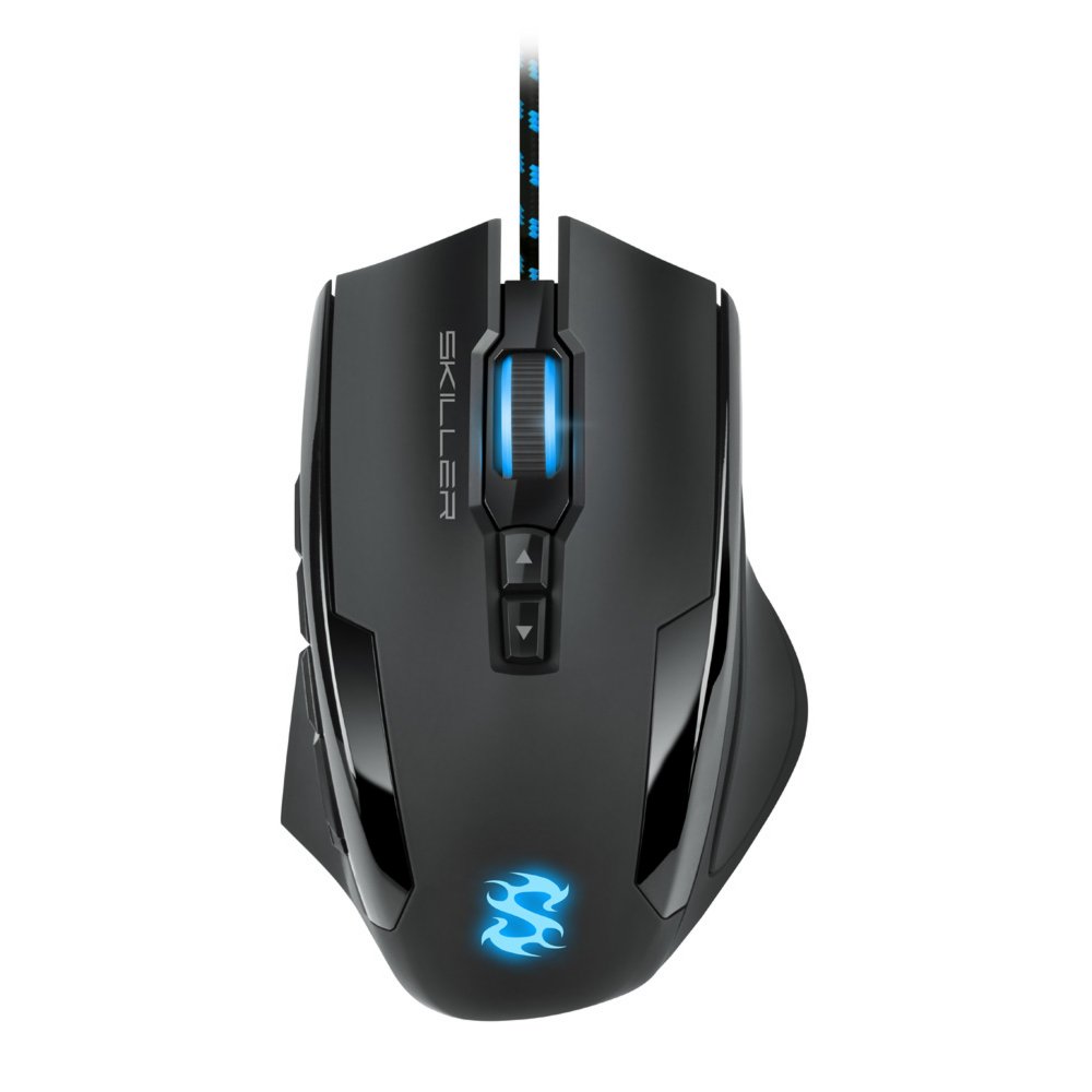 Sharkoon Skiller SGM1 | Draadloze Muis | USB-A | 10.800 DPI | Zwart 1 Sharkoon Skiller SGM1 | Draadloze Muis | USB-A | 10.800 DPI | Zwart