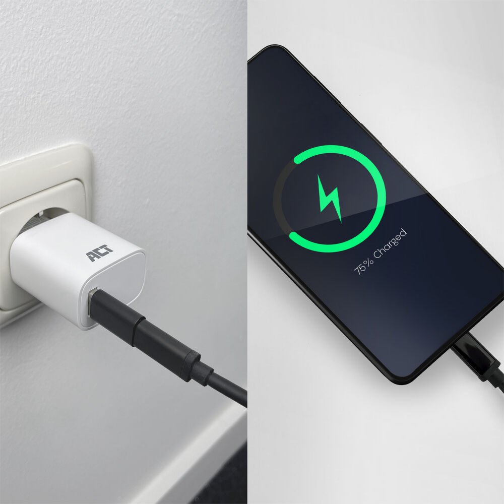 ACT adapter | USB-A male naar USB-C female | AC7376 4 ACT adapter | USB-A male naar USB-C female | AC7376 - Afbeelding 4