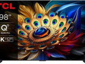 TCL 98C655 98" | Ultra HD 4K QLED Smart TV | Google TV | Dolby Vision & HDR10+ | 60Hz | AI Picture & Sound | Wifi & Bluetooth