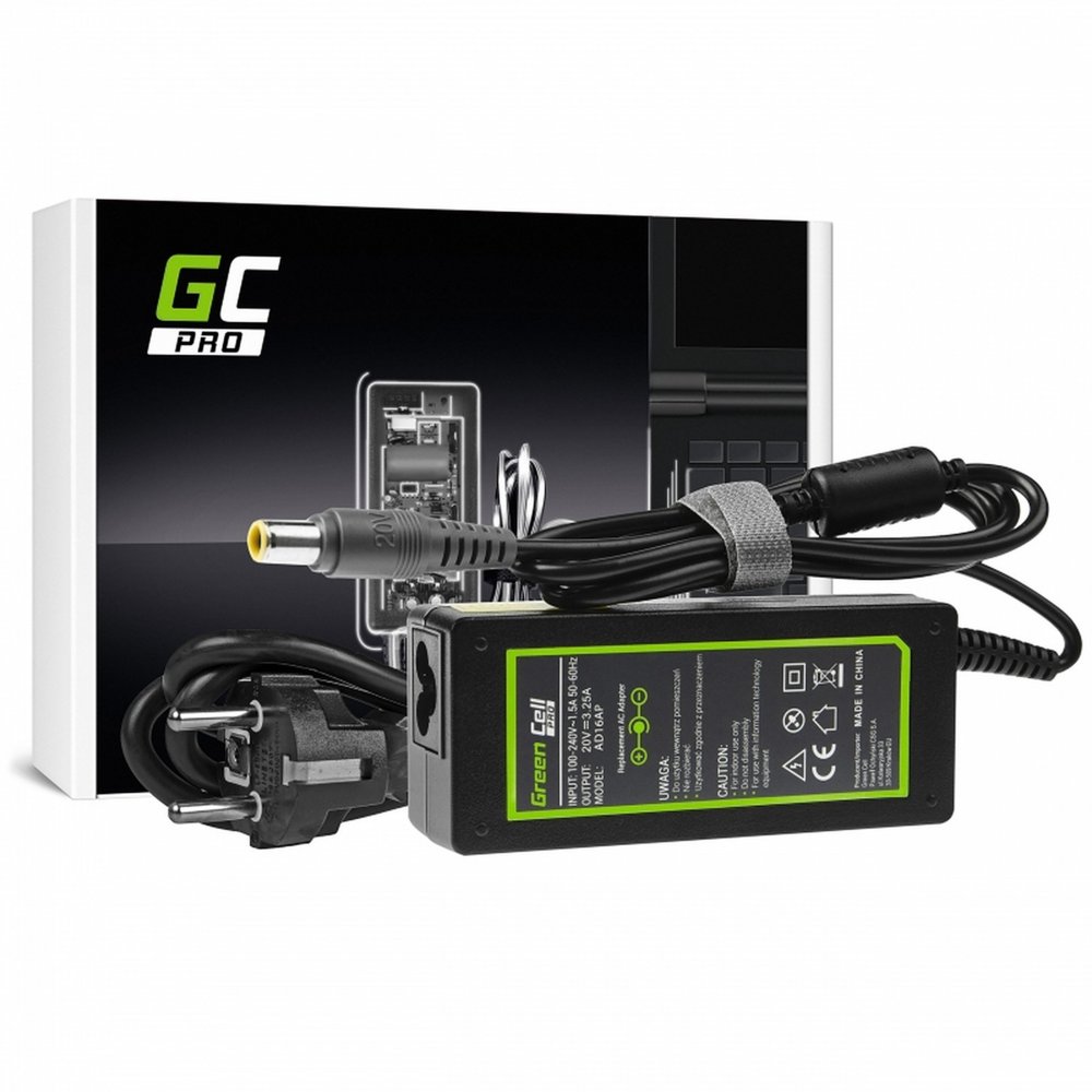 Green Cell AD16AP | Netvoeding & Inverter | 65 W | Binnen | Zwart 1 Green Cell AD16AP | Netvoeding & Inverter | 65 W | Binnen | Zwart