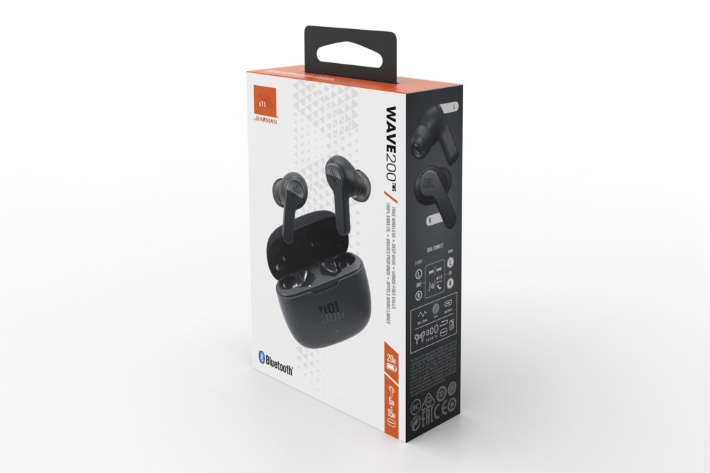 JBL Wave 200 TWS | Bluetooth In-Ear Oordopjes | Zwart 10 JBL Wave 200 TWS | Bluetooth In-Ear Oordopjes | Zwart - Afbeelding 10