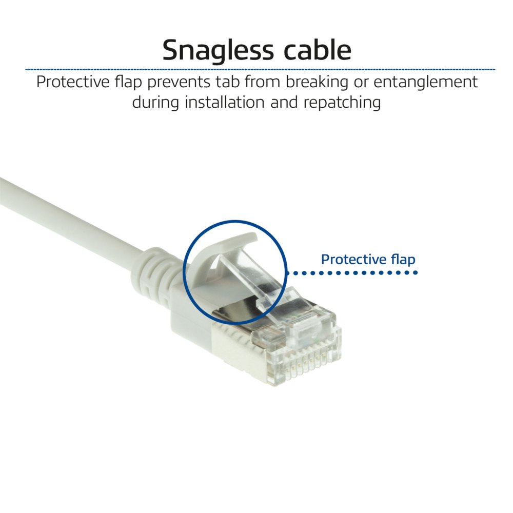 ACT netwerkkabel | Cat6a | U/FTP (STP) | 5 m | Grijs | DC7005 5 ACT netwerkkabel | Cat6a | U/FTP (STP) | 5 m | Grijs | DC7005 - Afbeelding 5