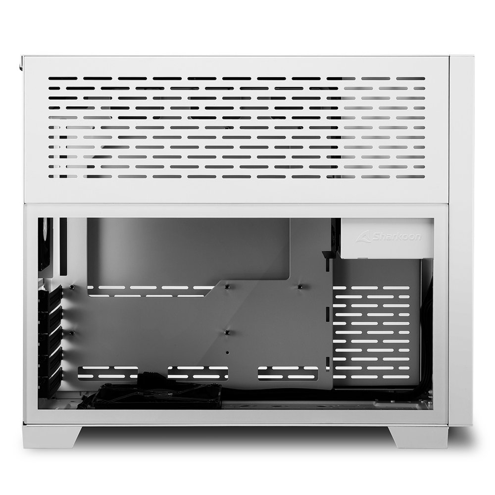 Sharkoon MS-Y1000 | Micro Tower Case | Wit 5 Sharkoon MS-Y1000 | Micro Tower Case | Wit - Afbeelding 5