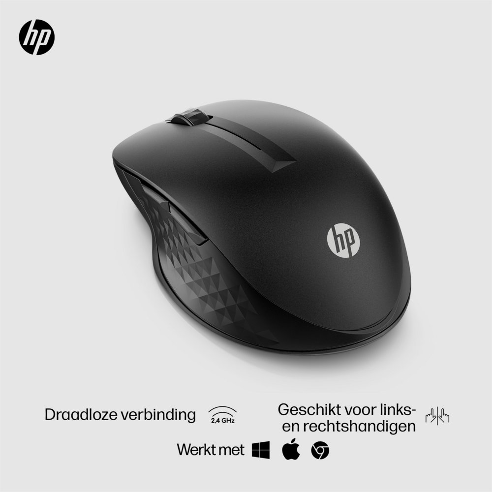 HP 430 | Multi-Device Draadloze Muis | Links- en Rechtshandig | RF + Bluetooth | 1200 DPI | Zwart 15 HP 430 | Multi-Device Draadloze Muis | Links- en Rechtshandig | RF + Bluetooth | 1200 DPI | Zwart - Afbeelding 15