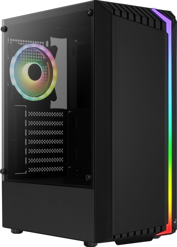 CASE Aerocool Bionic V2 MicroATX 2xUSB2.0 1XUSB 3.2 / RGB 3 CASE Aerocool Bionic V2 MicroATX 2xUSB2.0 1XUSB 3.2 / RGB - Afbeelding 3