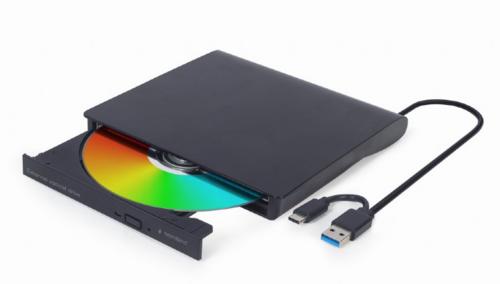 Gembird DVD-USB-031 | Externe DVD-Brander | 8x DVD | 24x CD | USB-C & USB 3.1 | Slimline | Zwart 2 Gembird DVD-USB-031 | Externe DVD-Brander | 8x DVD | 24x CD | USB-C & USB 3.1 | Slimline | Zwart - Afbeelding 2