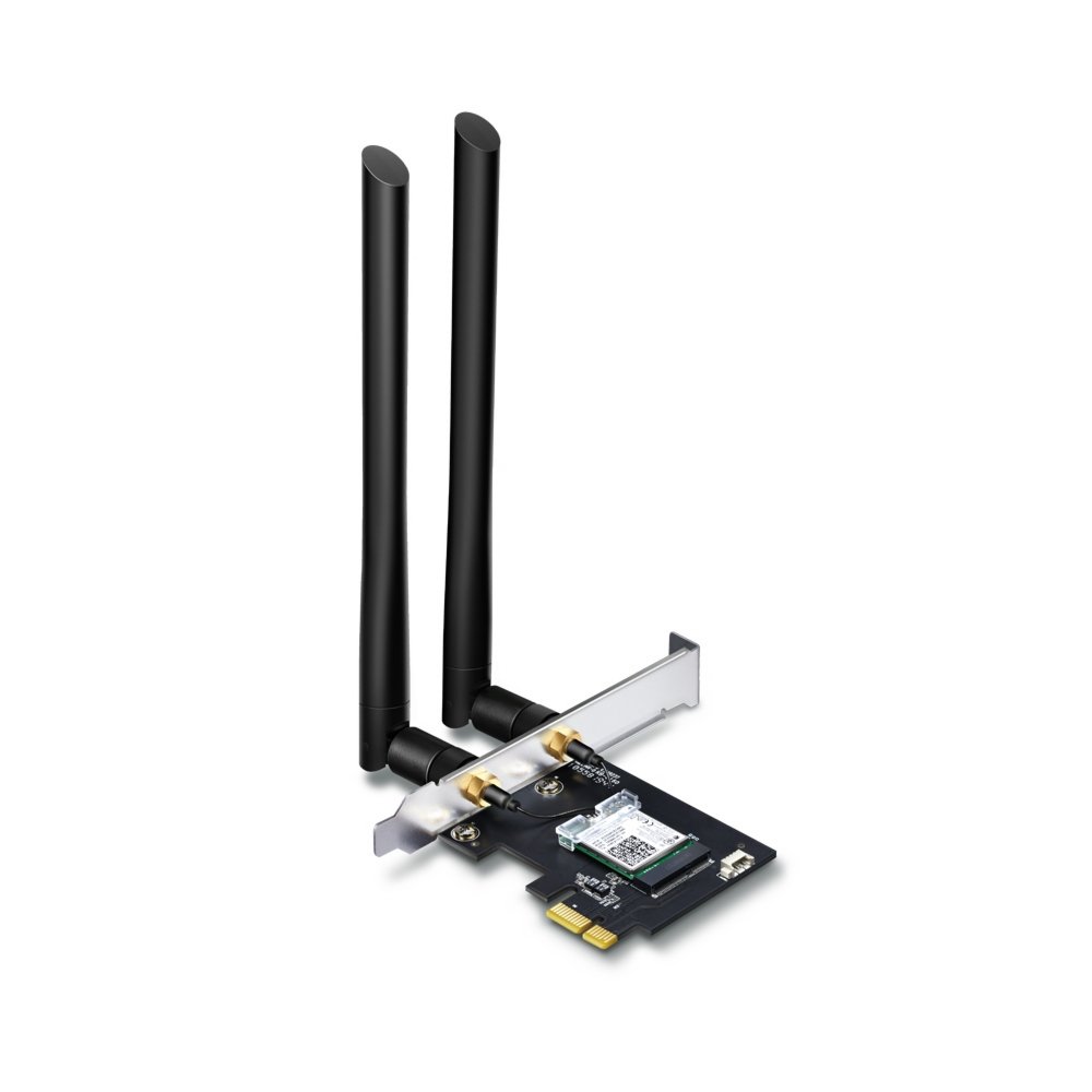 TP-Link Archer T5E | Wi-Fi 5 PCIe Adapter | 1167 Mbps (Dual-band) | Bluetooth 4.2 | PCIe x1 1 TP-Link Archer T5E | Wi-Fi 5 PCIe Adapter | 1167 Mbps (Dual-band) | Bluetooth 4.2 | PCIe x1