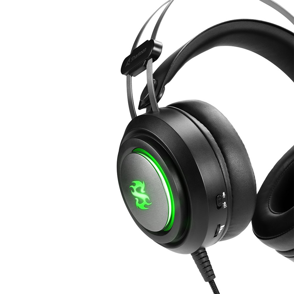 Sharkoon Skiller SGH30 | Bedrade Over-Ear Gaming Headset USB-A | Zwart 4 Sharkoon Skiller SGH30 | Bedrade Over-Ear Gaming Headset USB-A | Zwart - Afbeelding 4
