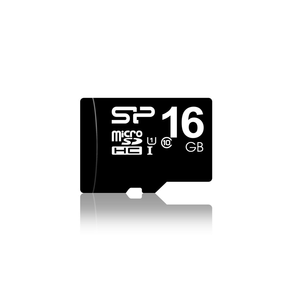 Silicon Power Elite | MicroSDHC | 16GB | Class 10 | UHS-I U1 | Inclusief SD-adapter | Zwart 1 Silicon Power Elite | MicroSDHC | 16GB | Class 10 | UHS-I U1 | Inclusief SD-adapter | Zwart