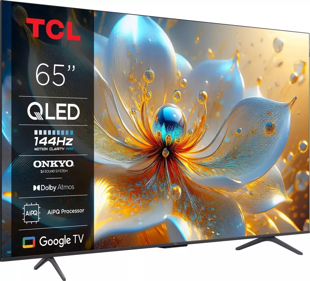 TCL 65T8C | 65" 4K Ultra HD QLED Smart TV | 120Hz | Google TV + Wifi | Dolby Vision | HDMI 2.1 (2025) 3 TCL 65T8C | 65" 4K Ultra HD QLED Smart TV | 120Hz | Google TV + Wifi | Dolby Vision | HDMI 2.1 (2025) - Afbeelding 3