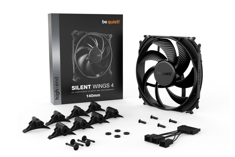 be quiet! Silent Wings 4 | 140mm Case Fan | Zwart 4 be quiet! Silent Wings 4 | 140mm Case Fan | Zwart - Afbeelding 4
