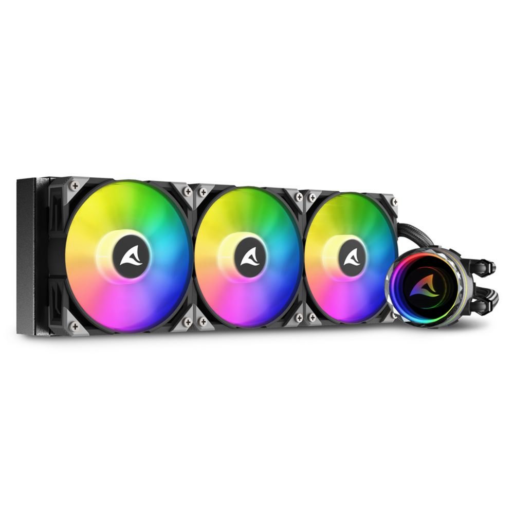Sharkoon S90 RGB | 120mm All-in-One CPU Waterkoeler | Zwart 1 Sharkoon S90 RGB | 120mm All-in-One CPU Waterkoeler | Zwart