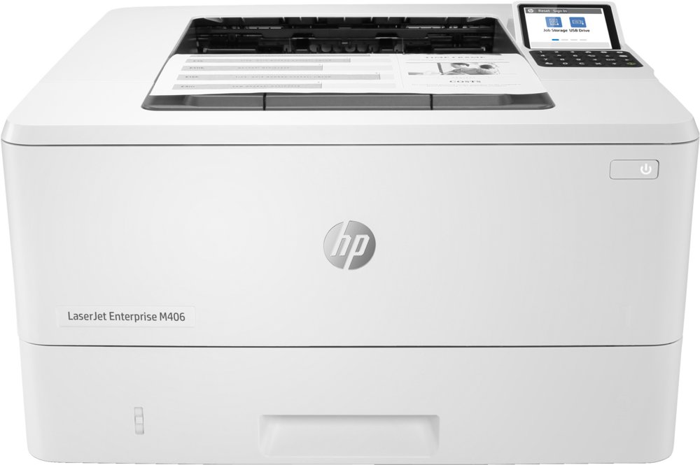 HP LaserJet Enterprise M406dn Printer | 1200 x 1200 DPI | Zwart/Wit 1 HP LaserJet Enterprise M406dn Printer | 1200 x 1200 DPI | Zwart/Wit