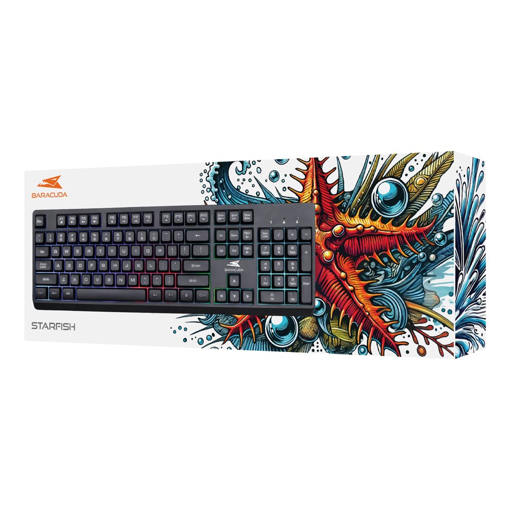 Baracuda STARFISH RGB | Bedraad Gaming Toetsenbord | QWERTY 6 Baracuda STARFISH RGB | Bedraad Gaming Toetsenbord | QWERTY - Afbeelding 6