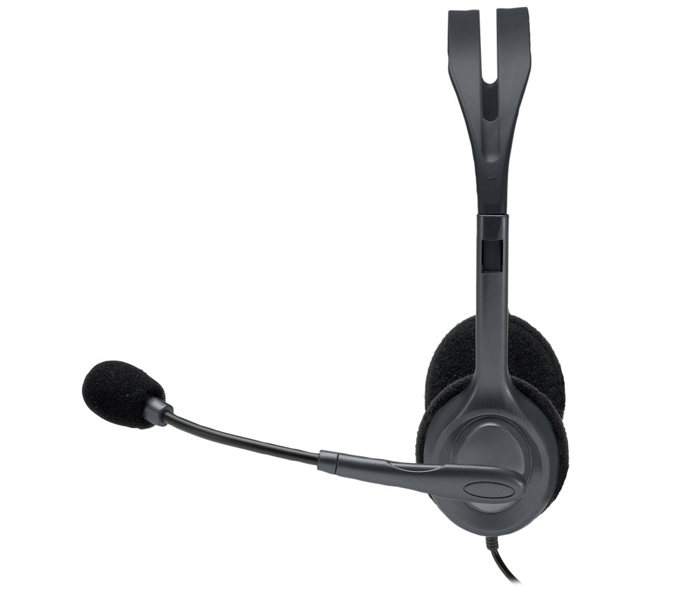 Logitech H111 | On-Ear Bedrade 3,5mm Koptelefoon met Microfoon | Grijs 6 Logitech H111 | On-Ear Bedrade 3,5mm Koptelefoon met Microfoon | Grijs - Afbeelding 6