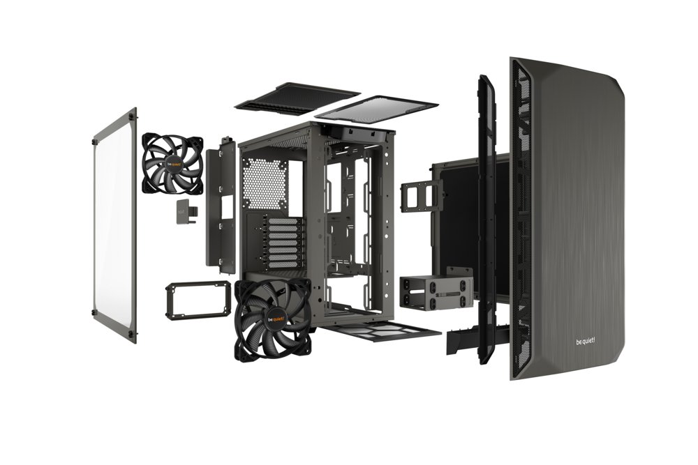 be quiet! Pure Base 500 Window Grijs | Midi Tower Behuizing 4 be quiet! Pure Base 500 Window Grijs | Midi Tower Behuizing - Afbeelding 4