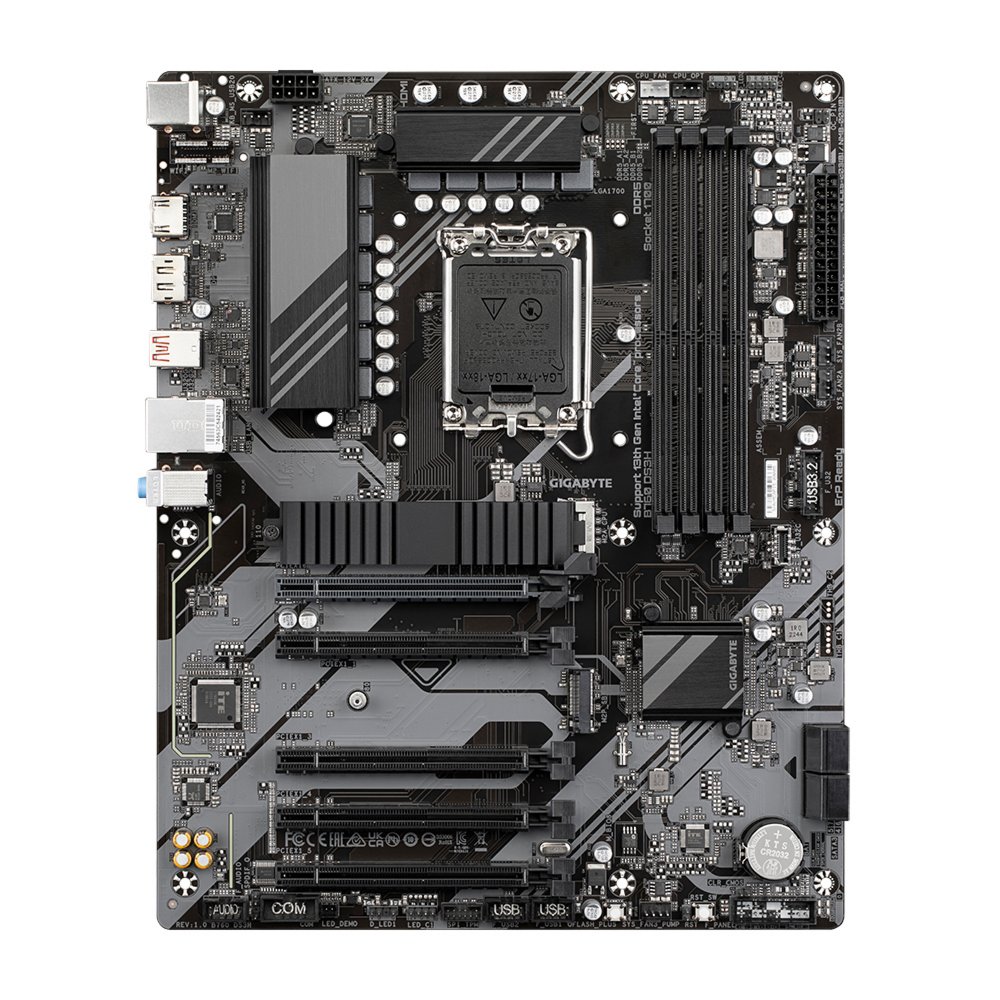 Gigabyte B760 DS3H | Socket LGA 1700 | Intel B760 | 4xDDR5 | ATX | Moederbord 1 Gigabyte B760 DS3H | Socket LGA 1700 | Intel B760 | 4xDDR5 | ATX | Moederbord