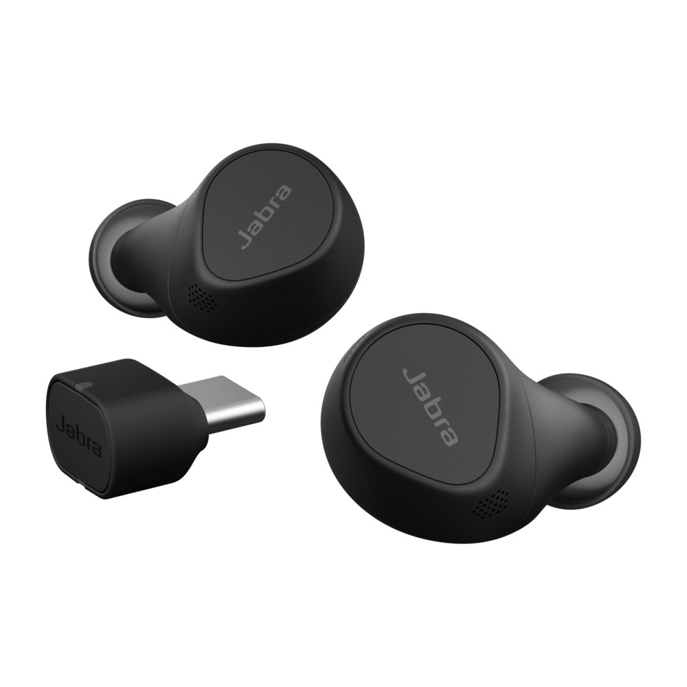 Jabra Evolve2 Buds | Draadloze In-ear Headset | Bluetooth | USB-C Oplaadcase | Zwart 2 Jabra Evolve2 Buds | Draadloze In-ear Headset | Bluetooth | USB-C Oplaadcase | Zwart - Afbeelding 2