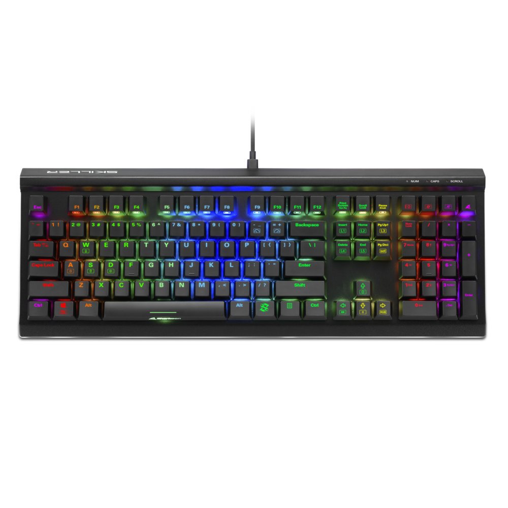 Sharkoon Skiller SGK60 RGB | Bedraad Gaming Toetsenbord | QWERTY 1 Sharkoon Skiller SGK60 RGB | Bedraad Gaming Toetsenbord | QWERTY
