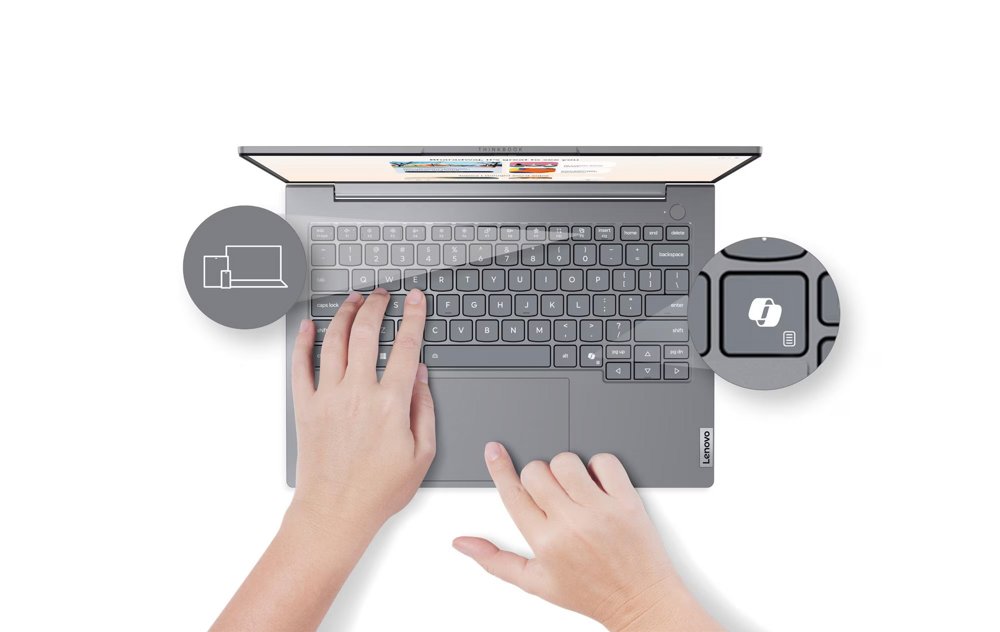 Lenovo ThinkBook 14 G8 | 14" WUXGA IPS (1920x1200) | Intel Core Ultra 5 225H | 16GB DDR5 RAM | 512GB SSD | Windows 11 Professional 3 Lenovo ThinkBook 14 G8 | 14" WUXGA IPS (1920x1200) | Intel Core Ultra 5 225H | 16GB DDR5 RAM | 512GB SSD | Windows 11 Professional - Afbeelding 3