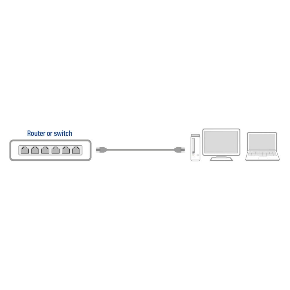ACT netwerkkabel | Cat6 | U/UTP (UTP) | 10 m | Zwart | AC4010 3 ACT netwerkkabel | Cat6 | U/UTP (UTP) | 10 m | Zwart | AC4010 - Afbeelding 3