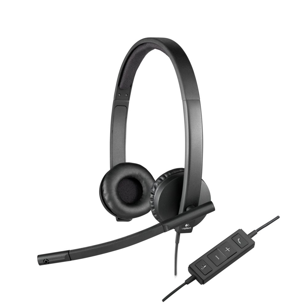 Logitech H570e | Bedrade On-ear USB-A Headset | Zwart 6 Logitech H570e | Bedrade On-ear USB-A Headset | Zwart - Afbeelding 6