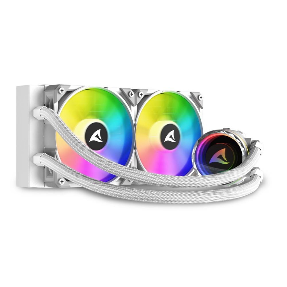 Sharkoon S80 RGB 240mm | White Edition | All-in-One CPU Waterkoeler 6 Sharkoon S80 RGB 240mm | White Edition | All-in-One CPU Waterkoeler - Afbeelding 6