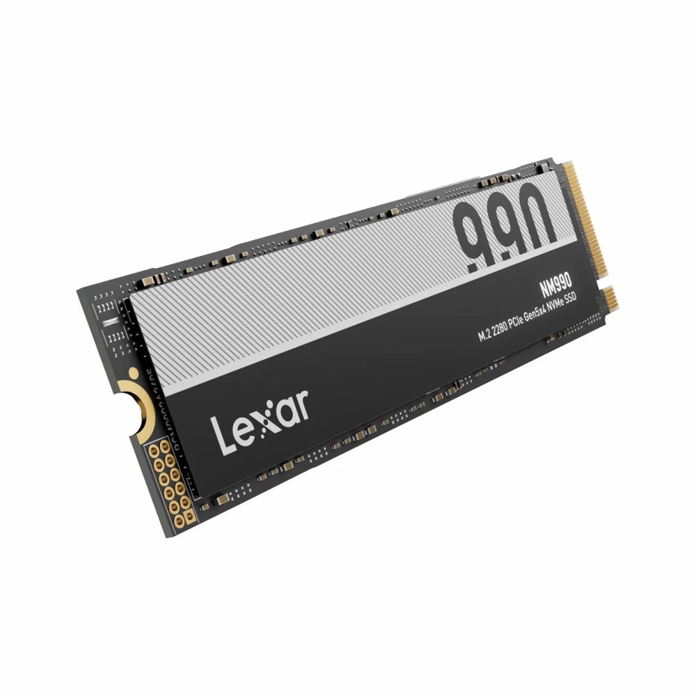 Lexar NM990 | 2TB NVMe SSD | M.2 | Gen5 | 11.000MB/s Lezen | 9.500MB/s Schrijven 1 Lexar NM990 | 4TB NVMe SSD | M.2 | Gen5 | 14.000MB/s Lezen | 12.000MB/s Schrijven